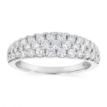 Luminesce Lab Grown 1 Carat Diamond Ring in Sterling Silver