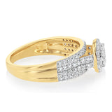 Luminesce Lab Grown 1/2 Carat Diamond Ring in 9ct Yellow Gold