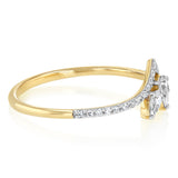 Luminesce Lab Grown 1/2 Carat Diamond Ring in 9ct Yellow Gold