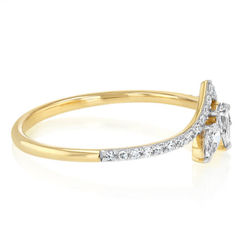 Luminesce Lab Grown 1/2 Carat Diamond Ring in 9ct Yellow Gold