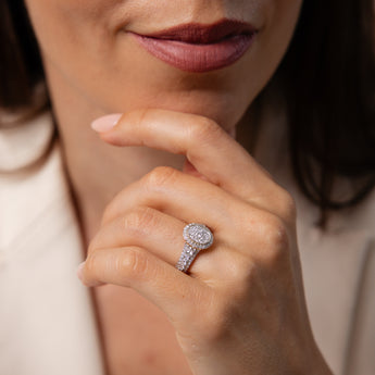 Luminesce Lab Grown 1 Carat Diamond Ring in 9ct Yellow Gold