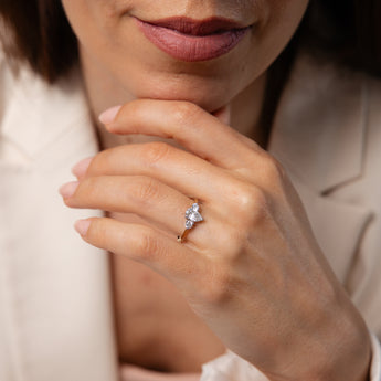 Luminesce Lab Grown 1 Carat Diamond Ring in 9ct Yellow Gold