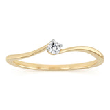 Luminesce Lab Grown Diamond Solitaire Ring in 9ct Yellow Gold