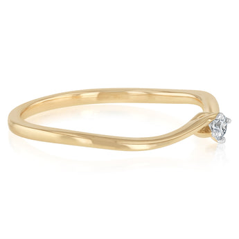 Luminesce Lab Grown Diamond Solitaire Ring in 9ct Yellow Gold