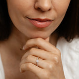 Luminesce Lab Grown 1/16 Carat Diamond Ring in 9ct Yellow Gold