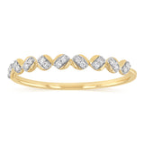Luminesce Lab Grown Diamond Eternity Straight Ring in 9ct Yellow Gold