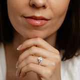 Luminesce Lab Grown 1.30 Carat Diamond Bridal Set Ring in 9ct Yellow Gold