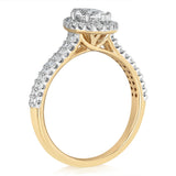 Luminesce Lab Grown 1.30 Carat Diamond Ring in 9ct Yellow Gold