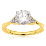 Luminesce Lab Grown 2.10 Carat Diamond Ring in 9ct Yellow Gold