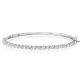 Luminesce Lab Grown 1 Carat Diamond Bangle in Sterling Silver