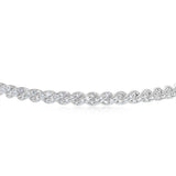 Luminesce Lab Grown 1 Carat Diamond Bangle in Sterling Silver