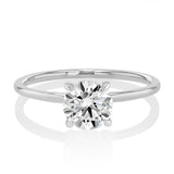 Luminesce Lab Grown 1 Carat Diamond Solitaire Ring in 9ct White Gold