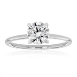 Luminesce Lab Grown 1 Carat Diamond Solitaire Ring in 9ct White Gold