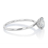 Luminesce Lab Grown 1 Carat Diamond Solitaire Ring in 9ct White Gold