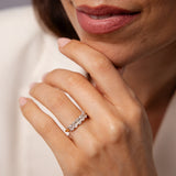 Luminesce Lab Grown 1 Carat Diamond Oval Ring in 9ct Yellow Gold