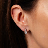 Luminesce Lab Grown 1.50 Carat Diamond Drop Earrings and Pendant Set in Sterling Silver on 45cm Chain
