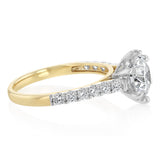 Luminesce Lab Grown 2.30 Carat Diamond Ring in 9ct Yellow Gold