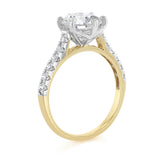 Luminesce Lab Grown 2.30 Carat Diamond Ring in 9ct Yellow Gold