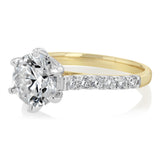 Luminesce Lab Grown 2.30 Carat Diamond Ring in 9ct Yellow Gold