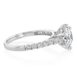 Luminesce Lab Grown 2.30 Carat Diamond Ring in 9ct White Gold
