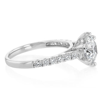 Luminesce Lab Grown 2.30 Carat Diamond Ring in 9ct White Gold