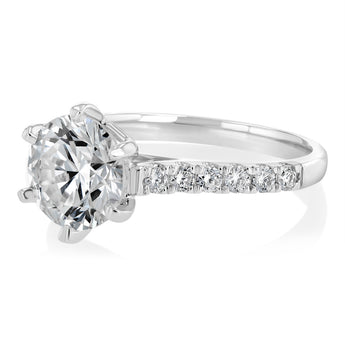 Luminesce Lab Grown 2.30 Carat Diamond Ring in 9ct White Gold