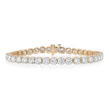 Luminesce Lab Grown 10 Carat Diamond Tennis Bracelet in 9ct Yellow Gold