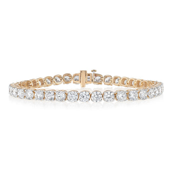 Luminesce Lab Grown 10 Carat Diamond Tennis Bracelet in 9ct Yellow Gold