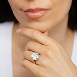 Luminesce Lab Grown 8 Carat Diamond Solitaire Ring in 9ct Yellow Gold