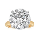 Luminesce Lab Grown 11 Carat Diamond Solitaire Ring in 9ct Yellow Gold