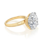 Luminesce Lab Grown 11 Carat Diamond Solitaire Ring in 9ct Yellow Gold