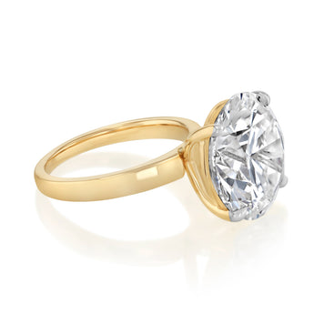 Luminesce Lab Grown 11 Carat Diamond Solitaire Ring in 9ct Yellow Gold