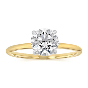 Luminesce Lab Grown 1.20 Carat Diamond Solitaire Ring in 9ct Yellow Gold