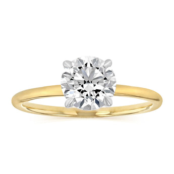 Luminesce Lab Grown 1.20 Carat Diamond Solitaire Ring in 9ct Yellow Gold