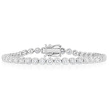 Luminesce Lab Grown 4.70 Carat Diamond Bracelet in Sterling Silver