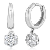 Luminesce Lab Grown 0.45 Carat Diamond Drop Earrings in Sterling Silver