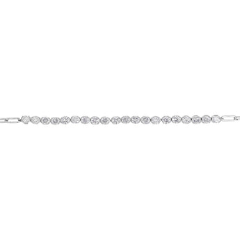 Luminesce Lab Grown 1.70 Carat Diamond Bracelet in Sterling Silver