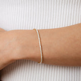 Luminesce Lab Grown 3 Carat Diamond Classic Bracelet in 9ct Yellow Gold
