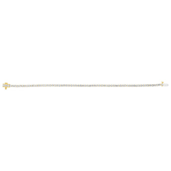 Luminesce Lab Grown 4 Carat Diamond Classic Bracelet in 9ct Yellow Gold
