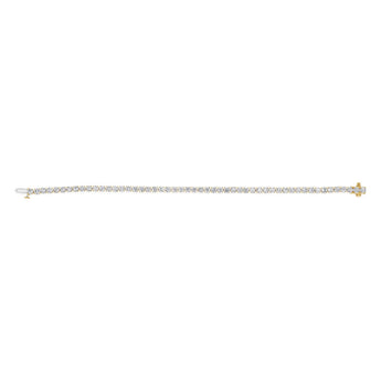 Luminesce Lab Grown 7 Carat Diamond Classic Bracelet in 9ct Yellow Gold