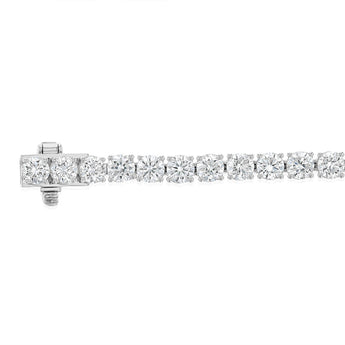 Luminesce Lab Grown 7 Carat Diamond Classic Bracelet in 9ct White Gold