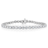 Luminesce Lab Grown 9 Carat Diamond Classic Bracelet in 9ct White Gold
