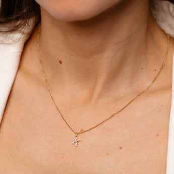 Personalised 9ct Yellow Gold Initial K Pendant with Luminesce Lab Grown Diamonds
