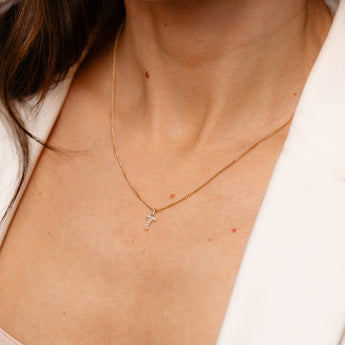 Personalised 9ct Yellow Gold Initial T Pendant with Luminesce Lab Grown Diamonds