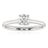 Luminesce Lab Grown 1/2 Carat Diamond Solitaire Ring in Sterling Silver