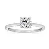 Luminesce Lab Grown 3/4 Carat Diamond Solitaire Ring in Sterling Silver