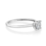 Luminesce Lab Grown 3/4 Carat Diamond Solitaire Ring in Sterling Silver