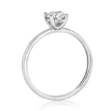 Luminesce Lab Grown 3/4 Carat Diamond Solitaire Ring in Sterling Silver
