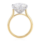 Luminesce Lab Grown 10 Carat Diamond Oval Solitaire Ring in 9ct Yellow Gold