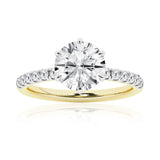 Luminesce Lab Grown 2.50 Carat Diamond Ring in 9ct Yellow Gold